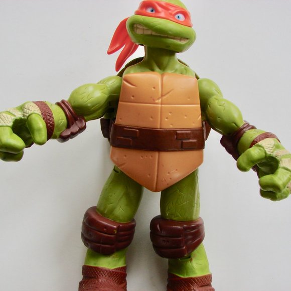 Michelangelo Teenage Mutant Ninja Turtle TMNT 10" Action Figure 2012 Playmates - Picture 3 of 16
